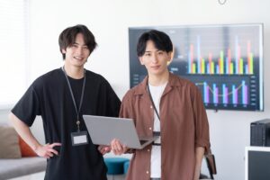 ビジネスマン2人